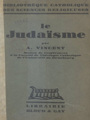 cover image of Le judaïsme